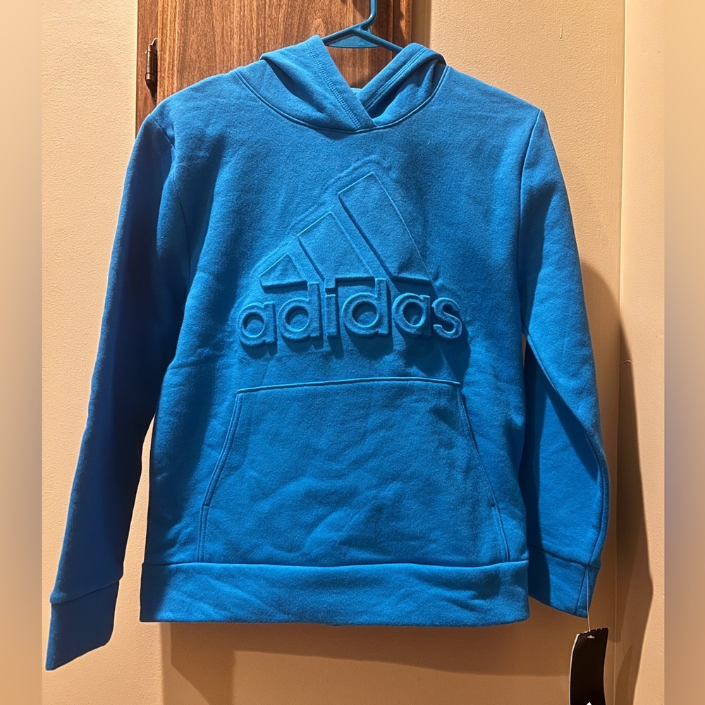 Boys Blue Adidas Sweatshirt